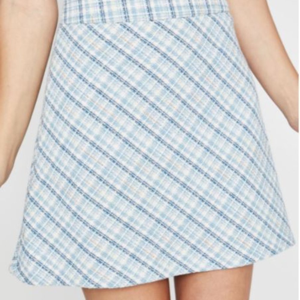 Sugar Thrillz Tweed A-Line Mini Skirt (XL)
